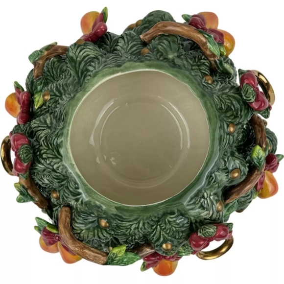 Fitz & Floyd 12 Days of Christmas Five Golden Rings Lidded Box - Picture 5 of 11